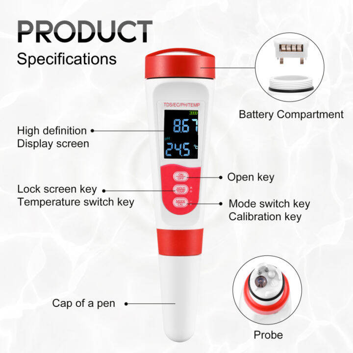 ph-meter-for-water-hydroponics-digital-ph-tester-pen-0-01-high-accuracy-pocket-format-with-0-14-ph-measuring-range-for-household-drinking-pool-and-aquarium