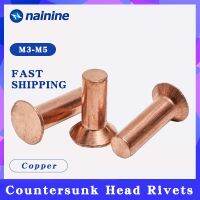 Gb869 M4 M3 M5 M6หัว Countersunk ทองแดงหมุดทึบ Din661 B062