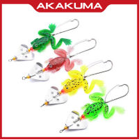 1ชิ้น9เซนติเมตร/6กรัมเหยื่อสปินเนอร์เบท4สีเหยื่อตกปลาแหวนรูปกบตกปลา Buzzbait เหยื่อปลอมว่ายน้ำ Jigs สำหรับน้ำจืดน้ำเค็ม