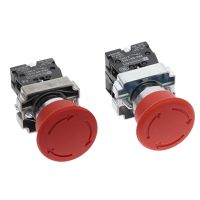 XB2 Red Mushroom Head Emergency Stop Button Switch 22mm 10A/415V XB2-542 XB2-545