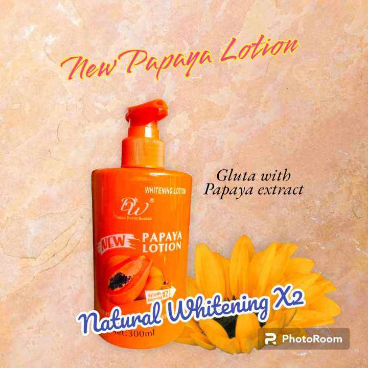 DW Papaya Lotion 2x Natural Whitening 300ml Lazada PH
