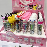 【hot】△✈ Ballpoint 4 Colors Kuromi 36pcs Stationery Pens 0.5 Students Account Draw Birthday