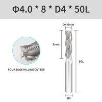 Vack Hrc55เอ็นมิลล์แบบหยาบทำจากอลูมิเนียมมีเครื่องตัดมิลลิ่ง Cnc 3 Router Bits ทรงกระบอกสำหรับเครื่องแกะสลักไม้โลหะเครื่องมือสำหรับงานกัด