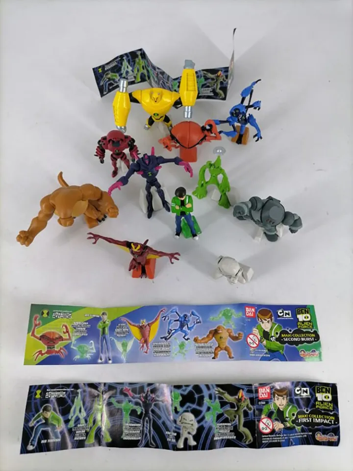 Bandai Genuine Ben Tennyson 10 Doll Monster Figure Toys Ben10 Omnitrix  Table Ornaments Kids Gifts - Action Figures - AliExpress