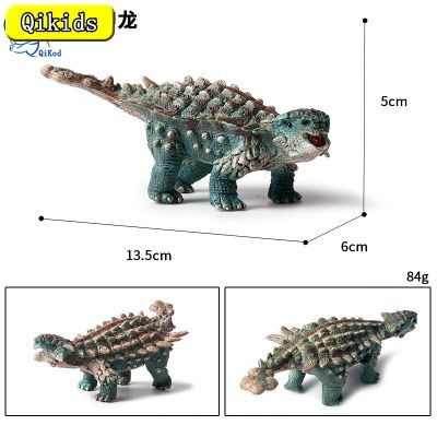 ของเล่นไดโนเสาร์จำลองจูราสสิกใหม่ล่าสุดเครื่องประดับรูปสัตว์ Ankylosaurus Baotou แบบคงที่โมเดลไดโนเสาร์แข็ง