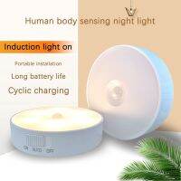 【DT】hot！ Sensor night light USB charging suitable for wardrobe porch staircase wireless closet ligh