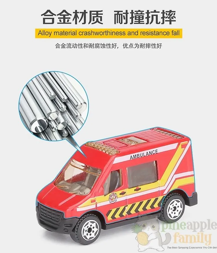 119 red ambulance dhl toy van