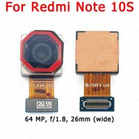 กล้องหลังของแท้เหมาะสำหรับ Xiaomi Redmi Note 10S อะไหล่ชิ้นงอสำหรับเปลี่ยนโมดูลกล้องมองหลังด้านหลัง64MP