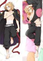 (ปลอกหมอนเท่านั้น) 2WAY/WT Tokyo Revengers Manjiro Sano Dakimakura Cover ปอกหมอนอะนิเมะชายร่างหมอนกอดเย็นปกหมอนรองสไตล์คอสเพลย์