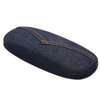 Denim Eye Glasses Hard Case Box Women Men Protector Reading Myopia Glasses Sunglasses Storage Box Organizer