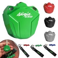 ฝาครอบกุญแจรถจักรยานยนต์ตัวครอบกุญแจตัวครอบพวงกุญแจสำหรับ KAWASAKI NINJA650 R Ninja 650R 2006-2022 2021 2020 2019 2018 2017