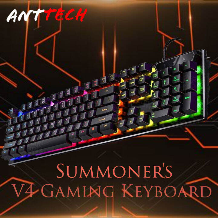 Summoner's V4 lightning gaming keyboard | Lazada