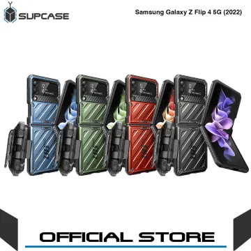 SUPCASE Unicorn Beetle Pro Series Case for Samsung Galaxy Z Flip 5 5G (2023), [Hinge Protection] Dual Layer Rugged Protective Case with Holster 