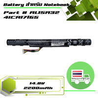 สินค้าคุณสมบัติเทียบเท่า แบตเตอรี่ เอเซอร์ - Acer battery สำหรับรุ่น Aspire E5-422 E5-432G E5-452 E5-472 E5-473 E5-474  E5-491 E5-491G ,  ES1-411 ES1-420 ES1-421 ES1-431 , V3-574 V3-575 , Extensa P248 P257 P258 P277 ,Part # AL15A32 4ICR17/65