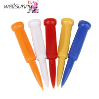 Wellsunny เครื่องมือช่วยเหลือนักกอล์ฟแท่นตั้งลูกกอล์ฟสีต่างกัน35ชิ้น70มม. 2ขั้น