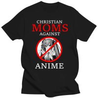 Christian Moms Against Anime Comfortab Couple Tees Hip Hop T Shirt Streetwear Unsiex Clothes New Cotton Tshirt XS-6XL