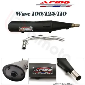 exhaust fan wall ♙Apido Muffler Pipe V4 1set Wave 100 SYM Xrm 110