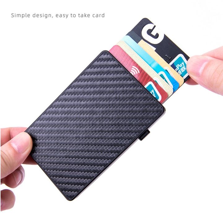 layor-wallet-bycobecy-ชื่อที่กำหนดเองผู้ชายสมาร์ทปุ่มผู้ถือบัตรเครดิตแฟชั่นคาร์บอนไฟเบอร์บางบัตรกระเป๋าสตางค์-rfid-id-กรณีบัตรเครดิต