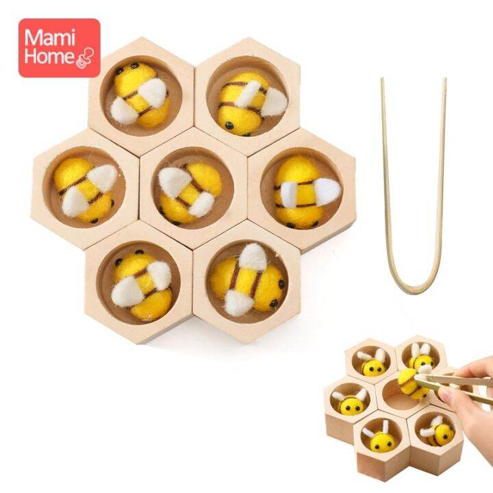 [NEW 2023] Wooden Beehive Game Leaning Educatinal Toys Life Cycle Board Montessori Toys Child