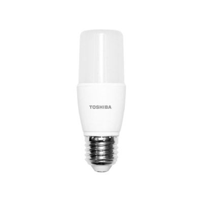 โปรโมชั่น+++ หลอด LED หลอดไฟ LED Stick TOSHIBA T7 E27 8W สีขาวสว่าง ราคาถูก หลอด ไฟ หลอดไฟตกแต่ง หลอดไฟบ้าน หลอดไฟพลังแดด