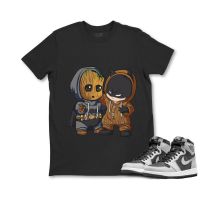 Cool Summer Groot and Bat Man Friends Retro Mens Cool T shirt Gift For Men  6BMQ