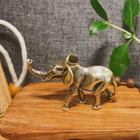 Crafts Decor Solid Copper Table Accessories Gifts Home Tea Elephant Figurines Antique