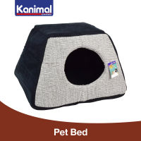 Kanimal Pet Bed ที่นอนสุนัข ที่นอนแมว ที่นอนสัตว์เลี้ยง รุ่น 3-in-1 พับได้ 3 แบบ สำหรับสุนัขและแมว Size M ขนาด 49x45x31 ซม.