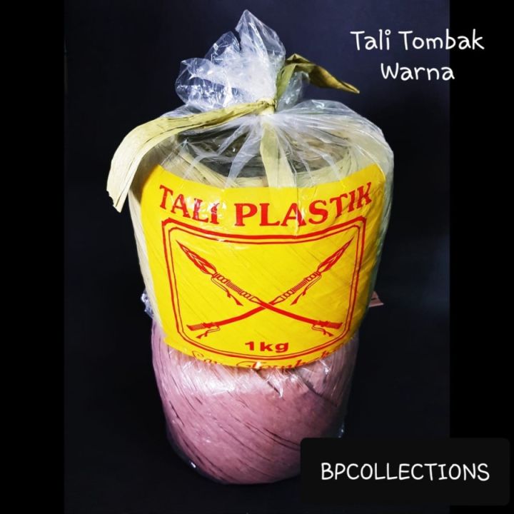 Tali Rafia 1 Kg Full Warna Warni Tombak Sangat Kuat Packing Packaging Gulungan Besar Ecer 4515