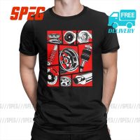 Mens Short Sleeve T-shirts Summer Style Round Neck Funky Pure Cotton Clothing Gildan Car Culture