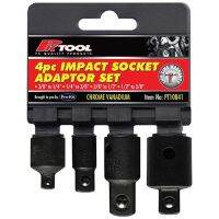 ชุดข้อต่อหัวบล็อก 4 เบอร์ เหล็ก - SOCKET ADAPTOR SET - 4PC IMPACT SOCKET