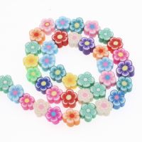 CHONGAI 30Pcs Flower Polymer Clay Spacer Beads For Jewelry Making DIY Bracelet Necklace Accessories