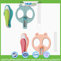 Hogokids ชุดดูแลเล็บเด็ก กรรไกรตัดเล็บทารกแรกเกิด กรรไกรตัดเล็บเด็ก อุปกรณ์ทำเล็บและดูแลเล็บ ABSน้ำหนักเบาและทนทาน 2 ข้างของตัวกันกระเซ็น