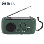 Brifit Đài phát thanh khẩn cấp tay quay đa chức năng chạy bằng năng lượng