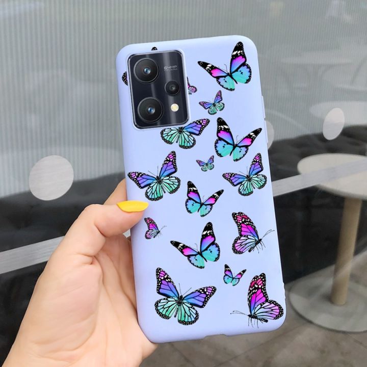 เคส-realme-9-pro-ลายซิลิโคนนิ่มมีภาพวาดดอกไม้การ์ตูน-realme-rmx3471สำหรับเคส-realme9pro