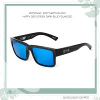 MONTANA : SOFT MATTE BLACK/HAPPY GREY GREEN DARK BLUE POLARIZED