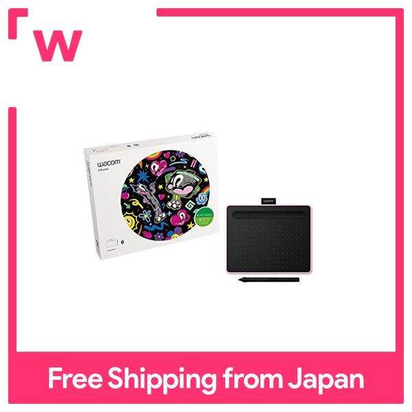 Pen Tablet Intuos Small Wireless Crysta Pink Compatible