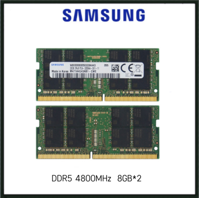 Samsung RAM 8GB×2 DDR5 4800MHz SODIMM Laptop Memory