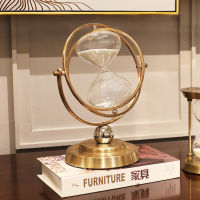 European R Globe hourglass Sand timer Metal hour glass 1530 Minutes Time Hourglass Clock household items Desktop Decoration