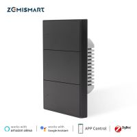 hot！【DT】 Zemismart Tuya Zigbee US with Interruptor Smartthings Siri Homekit via ZMHK-01 Hub