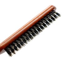 inbow 1pc Wooden Comb Handle Natural Boar Bristle Hair Brush Fluffy Anti Loss Comb Dish Hairdresser Barber