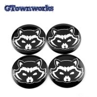 【cw】 4pcs 57mm Hub Caps Sticker Rim Cover Aluminum Logo Refits Styling Car Accessroies 【hot】