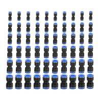 60Pcs Pneumatic Fittings Straight Push Plastic Connector For PU &amp; Plastic Air Hose Water Tube Quick Coupling 4/6/8/10/14/16MM Pipe Fittings Accessorie