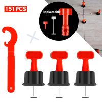 【CW】 151Pcs Replaceable Needle Level Wedges Spacers Flooring Wall Spacer Leveling System Leveler Locator