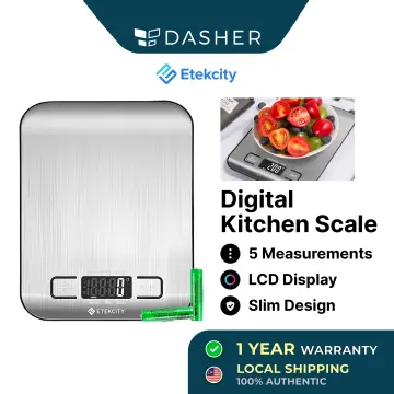 Etekcity Kitchen Scale EK6015, Digital food scale in Grams and Ounces for  Weight Loss, Baking, Cooking, Keto and Meal Prep, with high-precision of