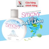 [Chính hãng - Dược Việt Đức] Dung dịch vệ sinh phụ nữ thế hệ mới Smoovy Cool dưỡng ẩm và làm hồng vùng kín 150ml