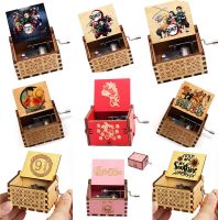 2023Hot Sale Wholesale Wooden Hand Crank Music Box Queen Totoro City Of Sky Birthday Gift Valentines Day Gift