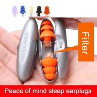 Sound Insulation Earplug Noise Cancelling Sleeping Ear Prevention Sleep A Pair Soft Reusable Reduction Plugs Noise Of Noise Q5Q8