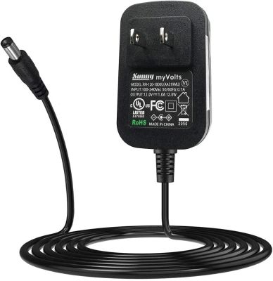 12V Power Supply Adaptor Compatible with/Replacement for Yamaha PSR-E373 Keyboard Selection US EU UK PLUG