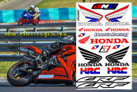 สติ๊กเกอร์แต่งรถ Sticker Logo HONDA RACING CRF สีแดง ติดรถมอเตอร์ไซค์ บิ๊กไบค์ ติดกระจก แต่งรถรถยนต์ รถกระบะ ติดข้างรถ ติดหมวกกันน็อค จำนวน 1 แผ่น