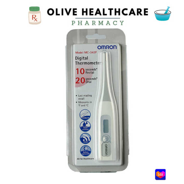 Thermometer Digital Omron Baby Fever Flexible Tip MC343F Lazada
